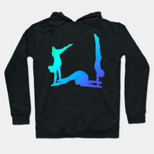 An acrobatic women’s trio Hoodie